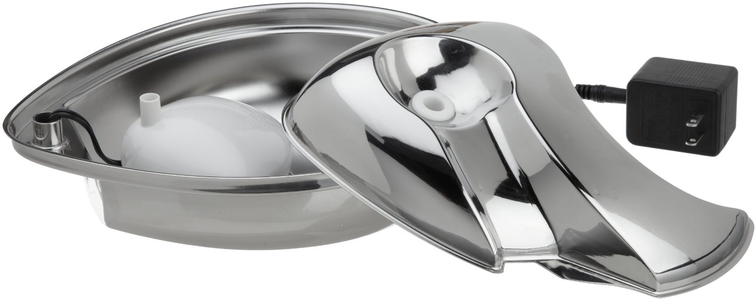 trinkbrunnen katze edelstahl